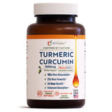 A1Vitality Vegan Turmeric Curcumin NovaSOL softgels front view