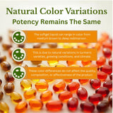 A1Vitality Vegan Turmeric Curcumin NovaSOL softgels with ingredients