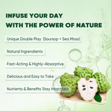 Aacnre Soursop Bitters Liquid Drops 60ml bottle on a wooden table