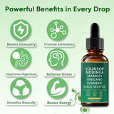 Aacnre Soursop Bitters Liquid Drops 60ml bottle side view