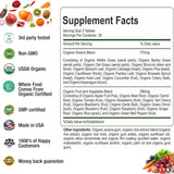 AAMATEC LIFE Organic Blended Vitamin & Mineral Supplement capsule close-up