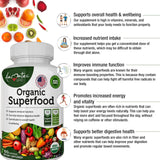 AAMATEC LIFE Organic Blended Vitamin & Mineral Supplement ingredients list