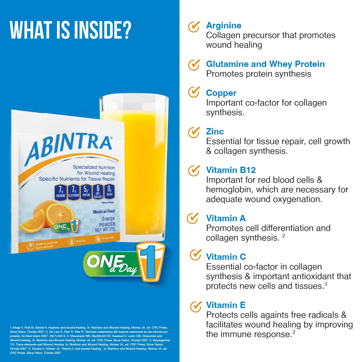 ABINTRA Blended Vitamin & Mineral Supplement mixed in water