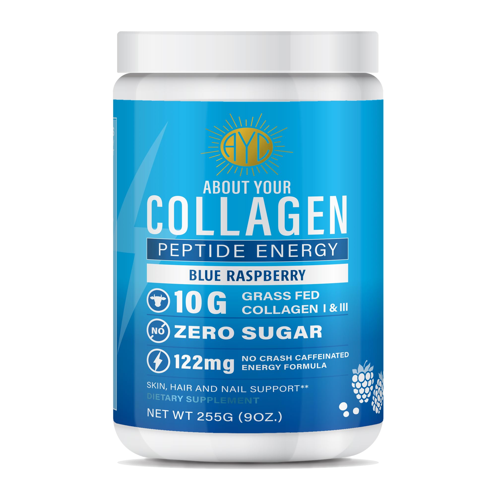 ABOUT YOUR COLLAGEN Collagen Powder 253g front view