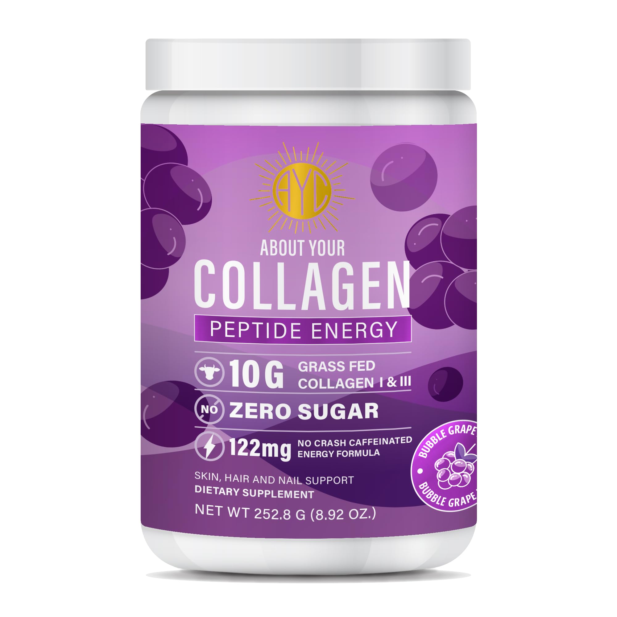 ABOUT YOUR COLLAGEN Collagen Supplement 331g front view