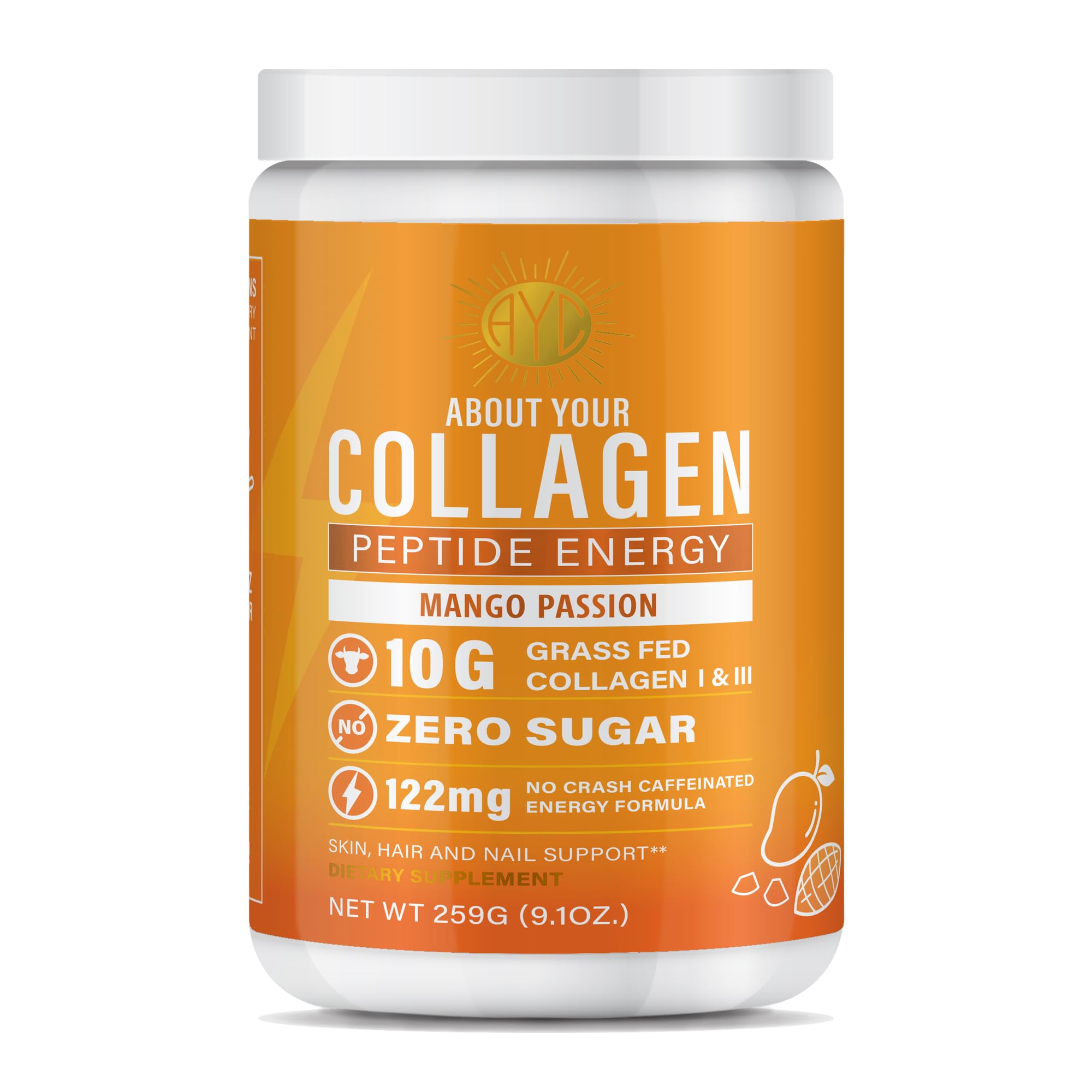 ABOUT YOUR COLLAGEN Collagen Supplement front view