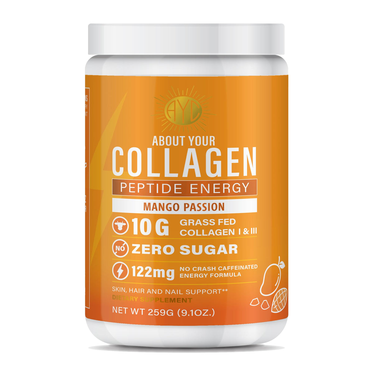 ABOUT YOUR COLLAGEN Collagen Supplement front view