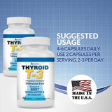 Absolute Nutrition Thyroid T-3 Support Capsules in a hand