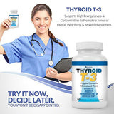Absolute Nutrition Thyroid T-3 Support Capsules with measuring spoon