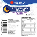 Absolute Nutrition Zinc and Elderberry Sleep Gummies packaging