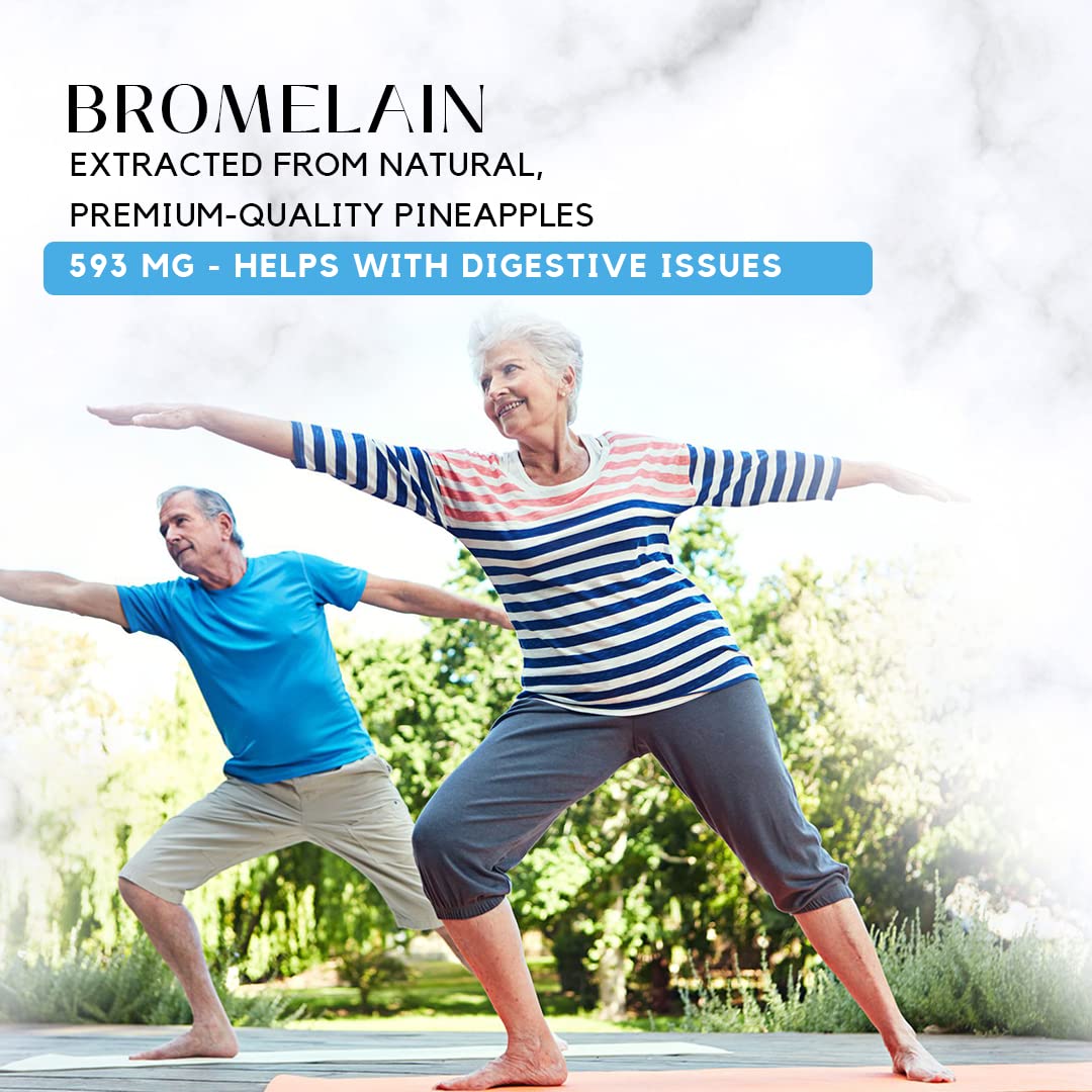 Absonutrix Bromelain Supplement liquid bottle on a kitchen counter