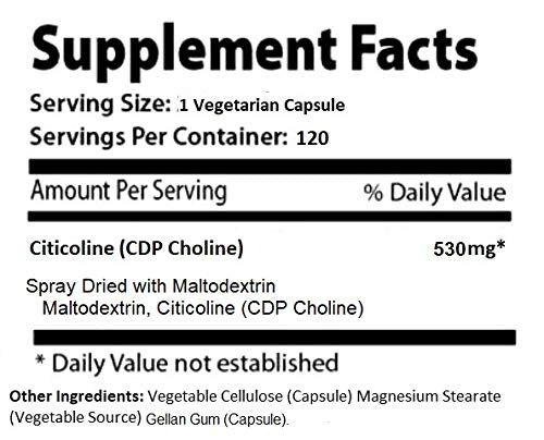 Absonutrix Citicoline Capsules 500mg capsule close-up