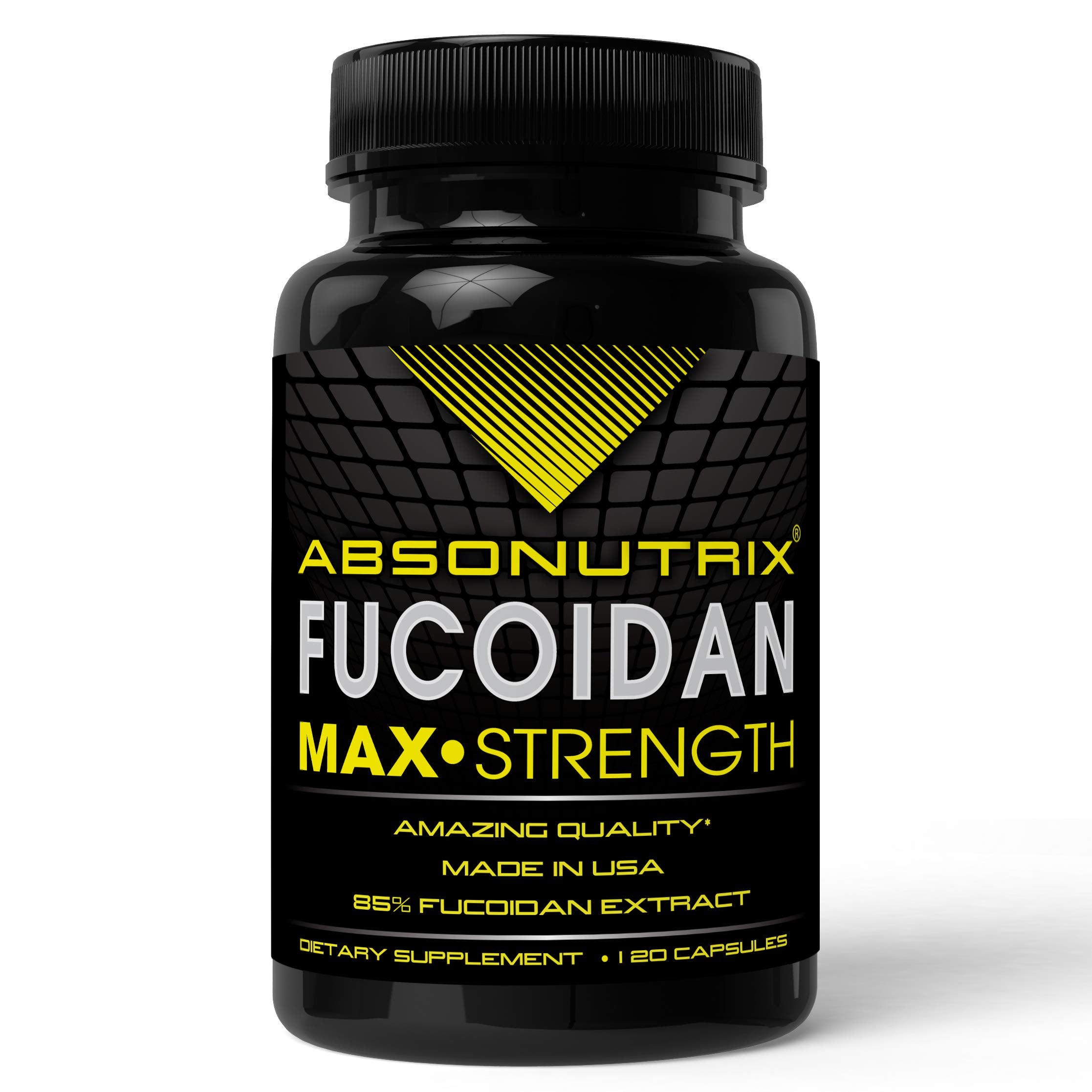 Absonutrix Fucoidan Pure Brown Seaweed Extract 120 capsules front view
