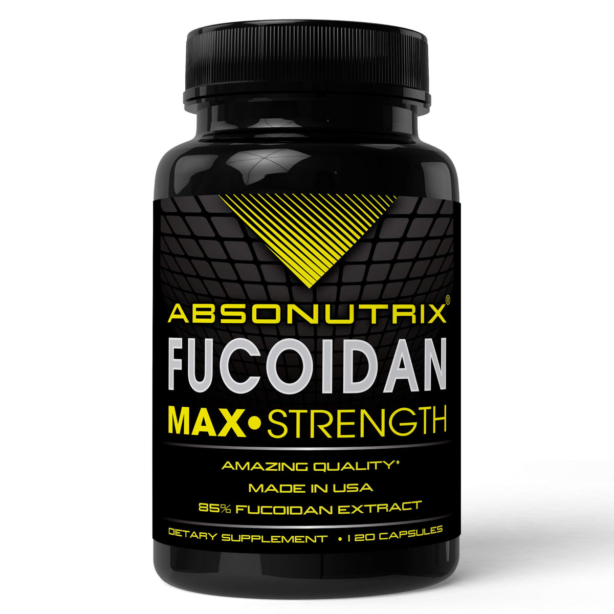 Absonutrix Fucoidan Pure Brown Seaweed Extract 120 capsules front view