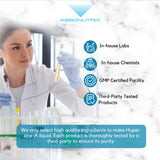 Absonutrix Huperzine-A liquid supplement in a glass of juice
