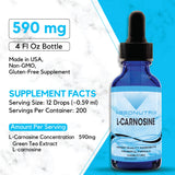 Absonutrix L-Carnosine Complex liquid drops with peppermint oil ingredient
