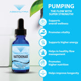 Absonutrix Nattokinase Liquid Supplement 11g dosage instructions