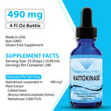 Absonutrix Nattokinase Liquid Supplement 11g packaging