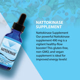 Absonutrix Nattokinase Liquid Supplement 11g side view