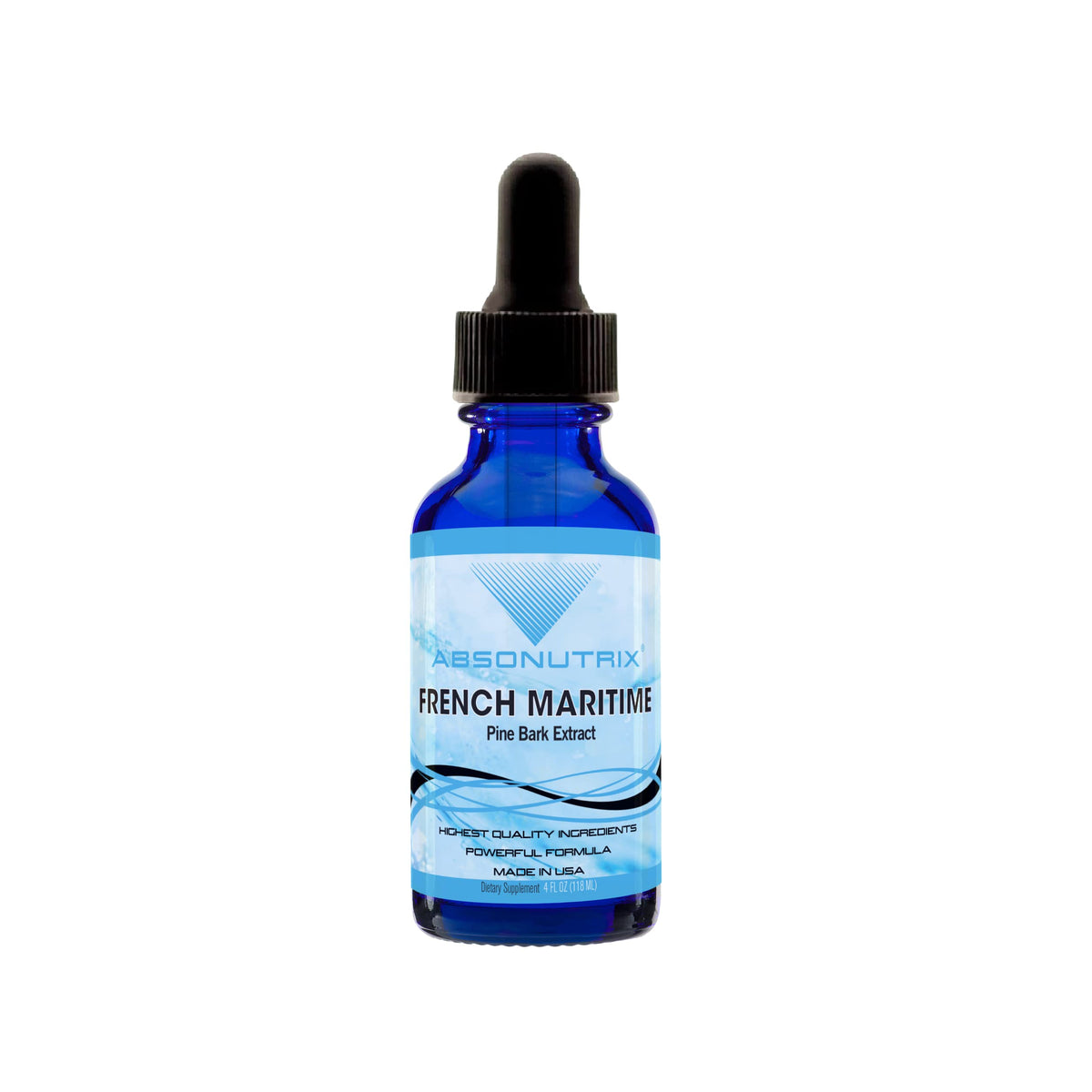 Absonutrix Pine Bark Extract bottle front view with 200 servings