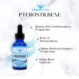 Absonutrix Pterostilbene Liquid Drops packaging on a table