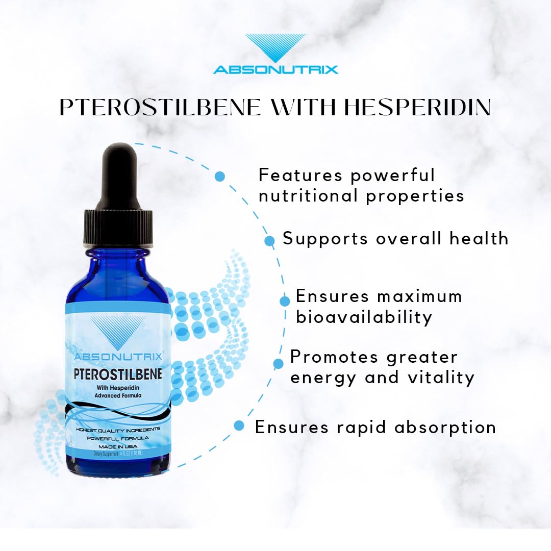Absonutrix Pterostilbene with Hesperidin supplement packaging