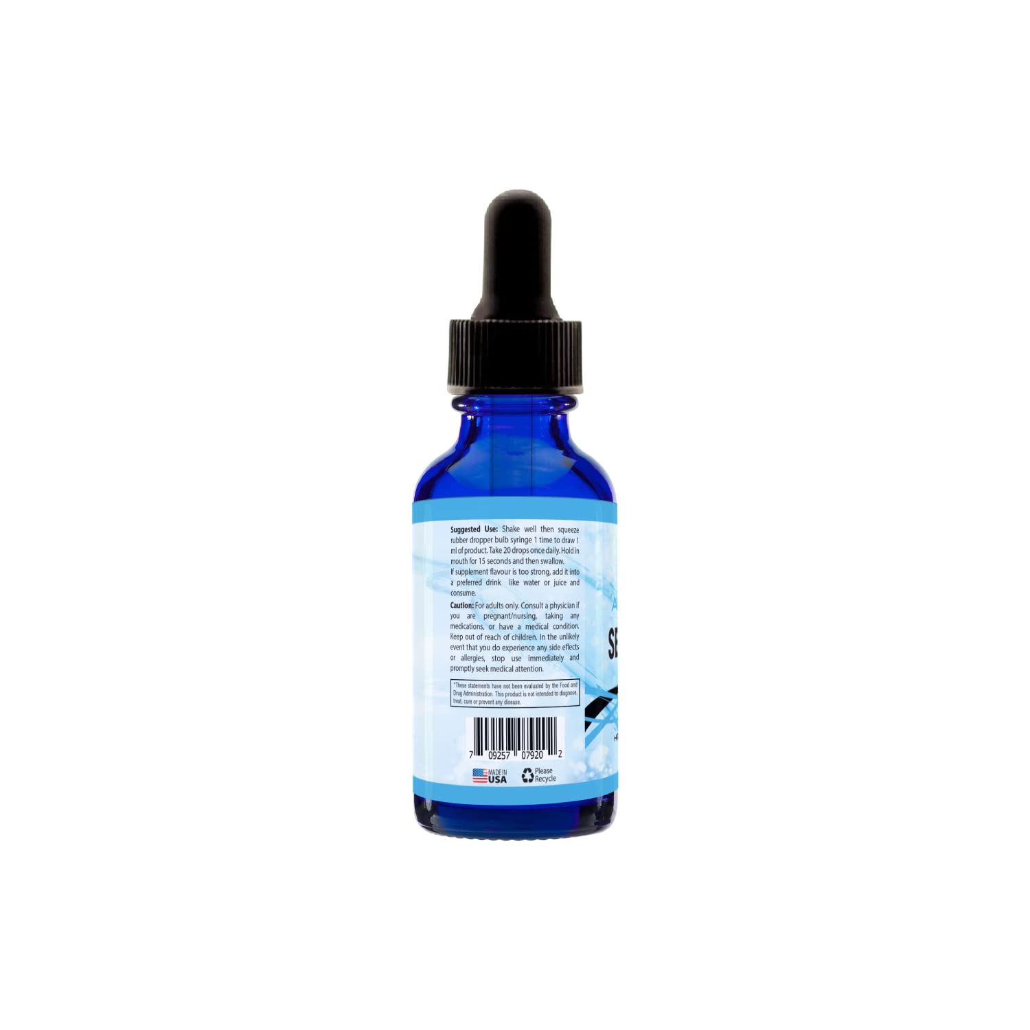 Absonutrix Serrapeptase Enzyme Liquid Supplement 227g bottle with dropper