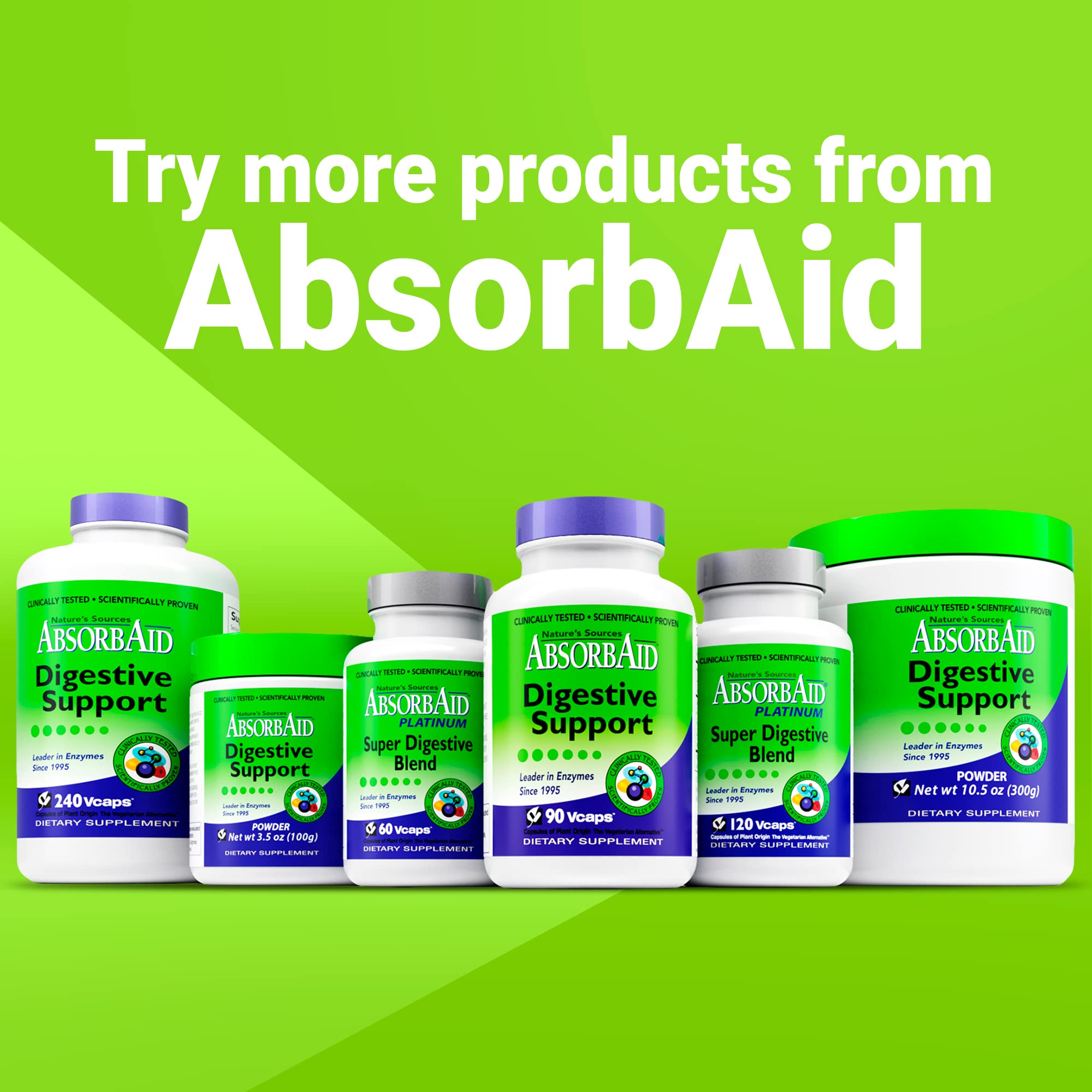 AbsorbAid Multi-Enzyme Supplement 91g lifestyle setting