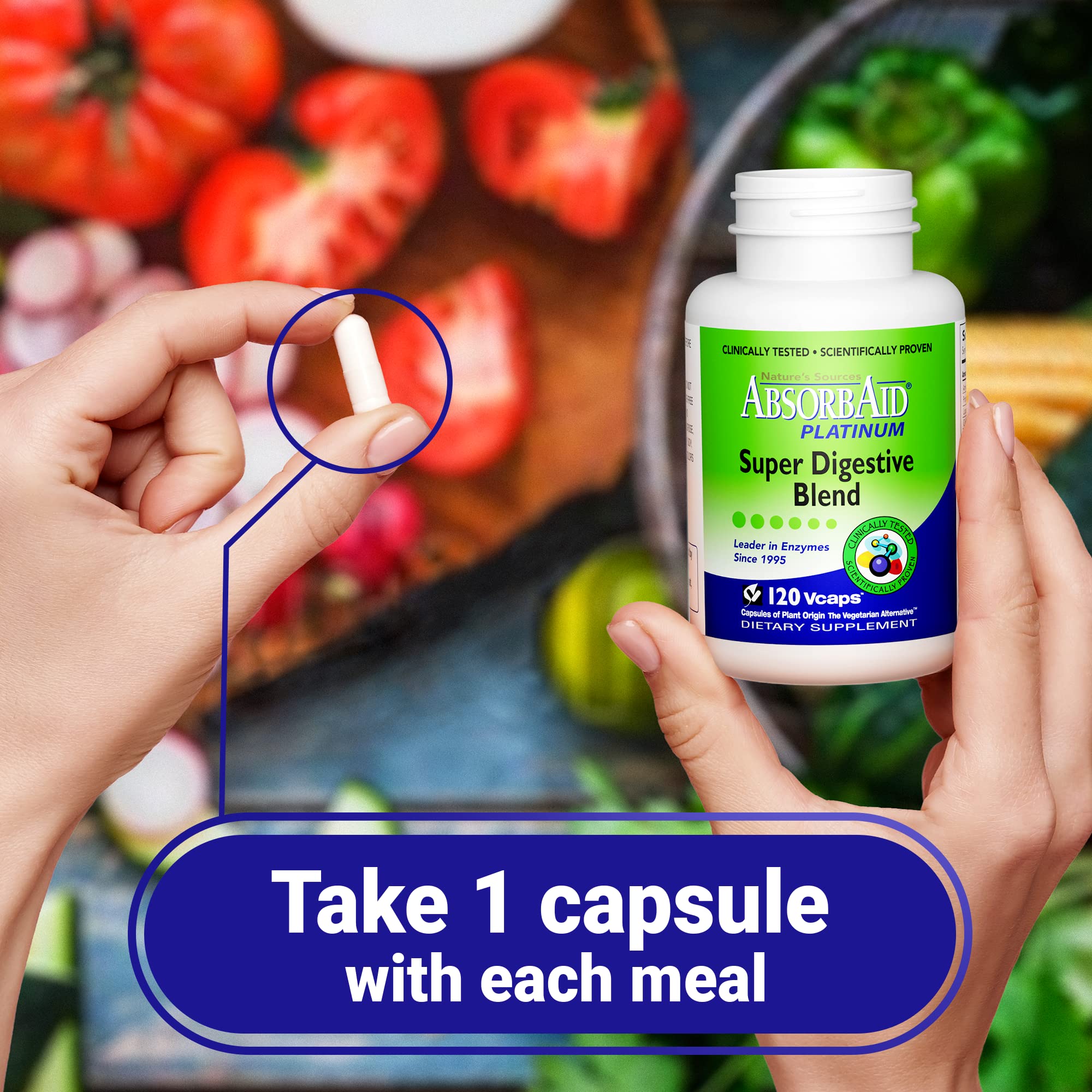 AbsorbAid Multi-Enzymes Platinum Formula 100g ingredients list