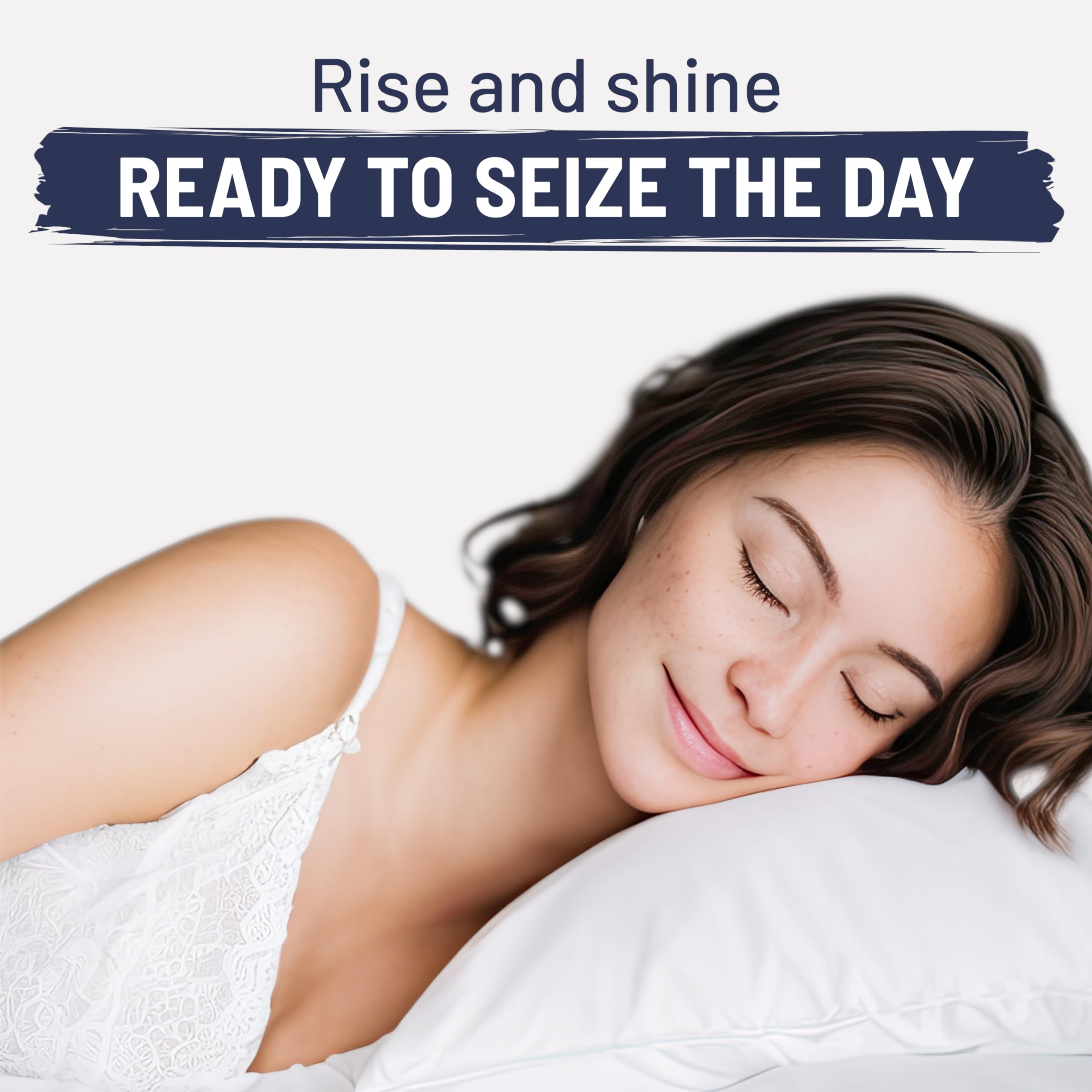 Abundant Earth Minding Down Melatonin Free Sleep Aid lifestyle shot