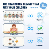 ABYSSUS Kids Cranberry Gummies showing serving size