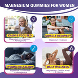 ABYSSUS Magnesium Gummies on a wooden table