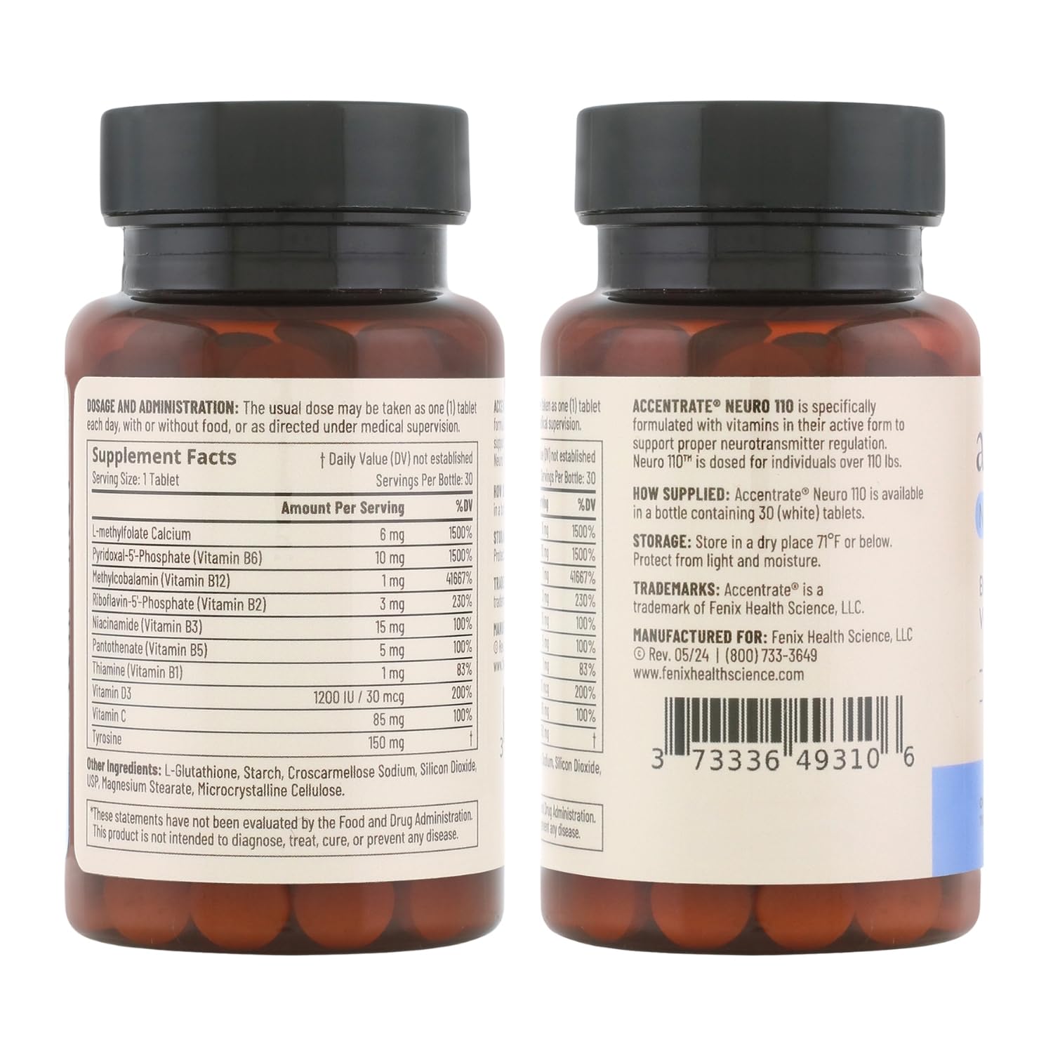 Accentrate B-Complex Vitamin Supplement 60 Capsules in a health setting