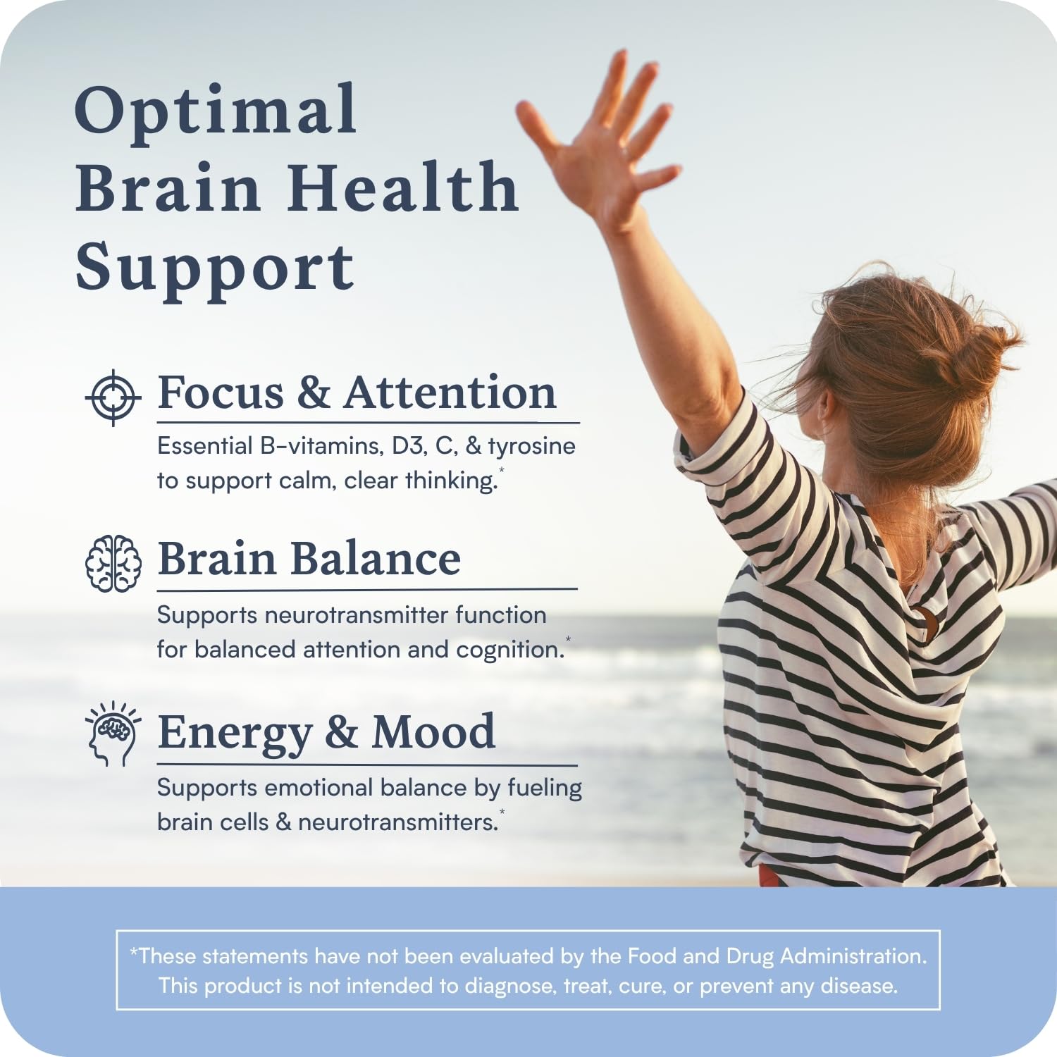 Accentrate B-Complex Vitamin Supplement 60 Capsules side view