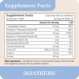 Accentrate Neuro-X B-Complex with a measuring spoon for dosage