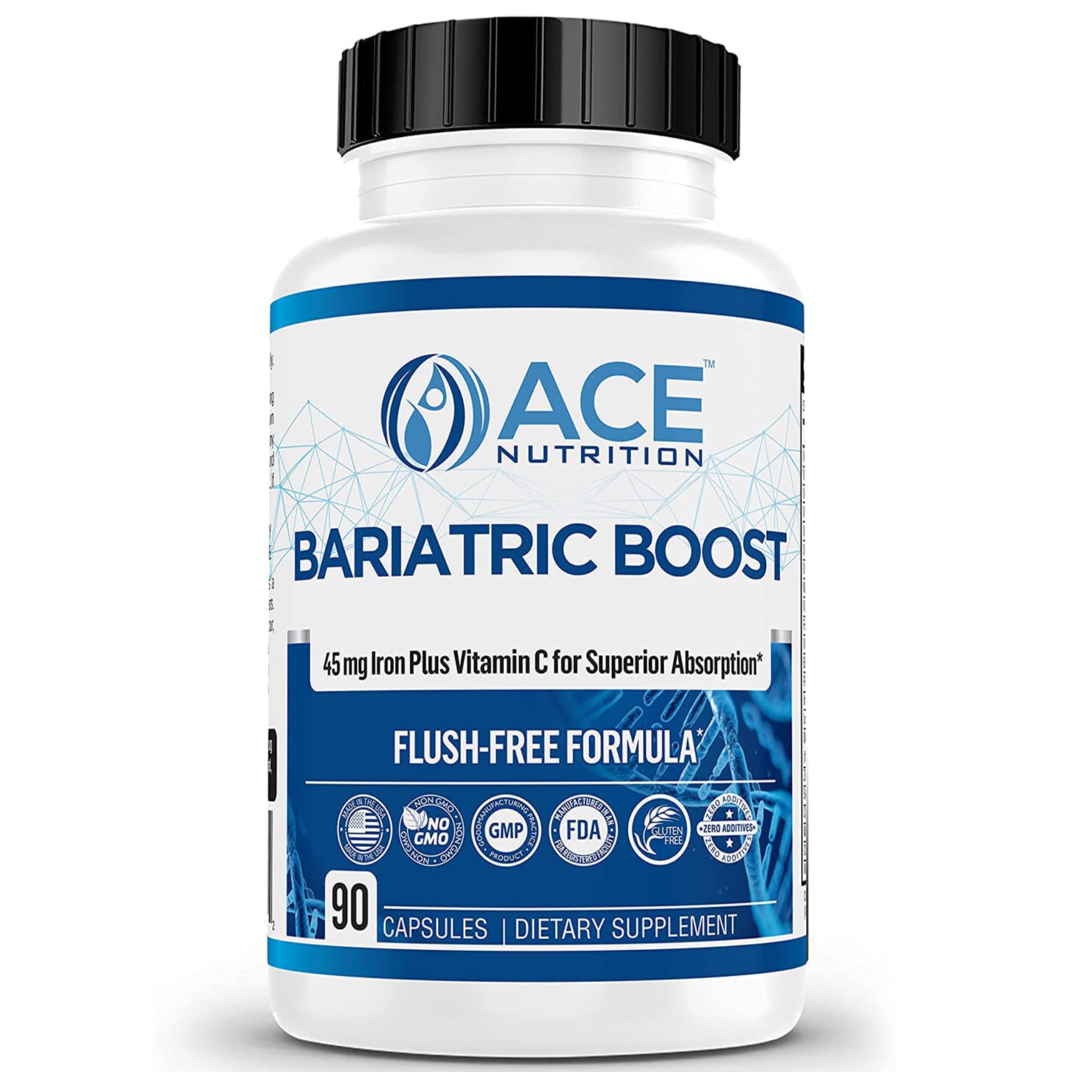 ACE NUTRITION Bariatric support Multivitamin 30 Capsules front view
