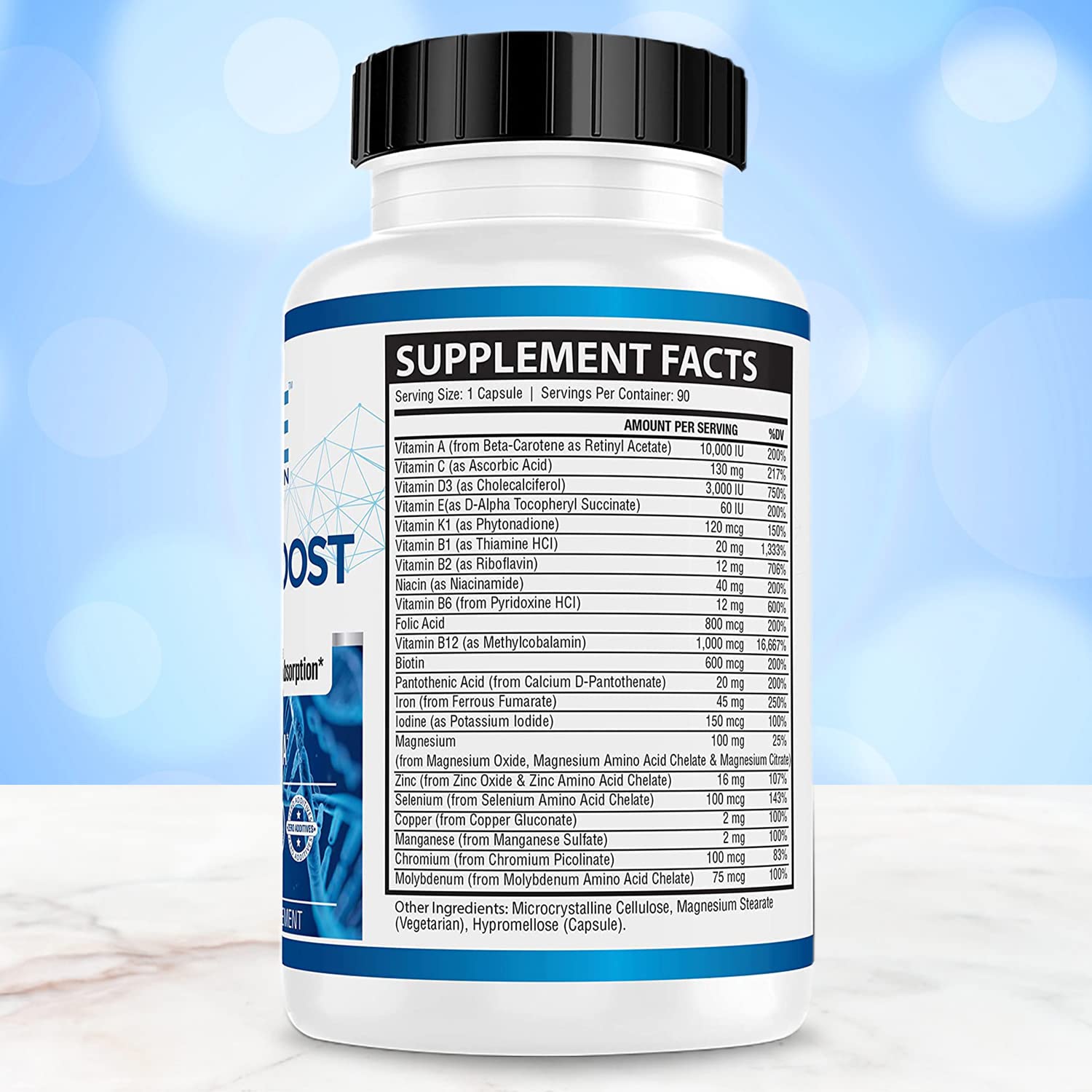 ACE NUTRITION Bariatric support Multivitamin on a wooden table
