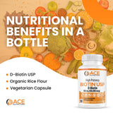 ACE NUTRITION Biotin supplement ingredients list