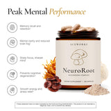 ACEWORKZ NeuroRoot 10-Mushroom Blend Supplement capsules close-up