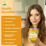 ACEYO Sea Moss Gel Pineapple flavour in a smoothie