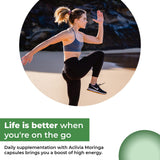 Aclivia Moringa Oleifera Capsules 5000mg bottle with cap