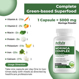 Aclivia Moringa Oleifera Capsules 5000mg serving size