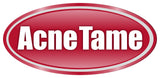 Acnetame Acne Tame supplement bottle with natural background