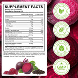 Acorn + Oak Beet Root Gummies opened package with gummies