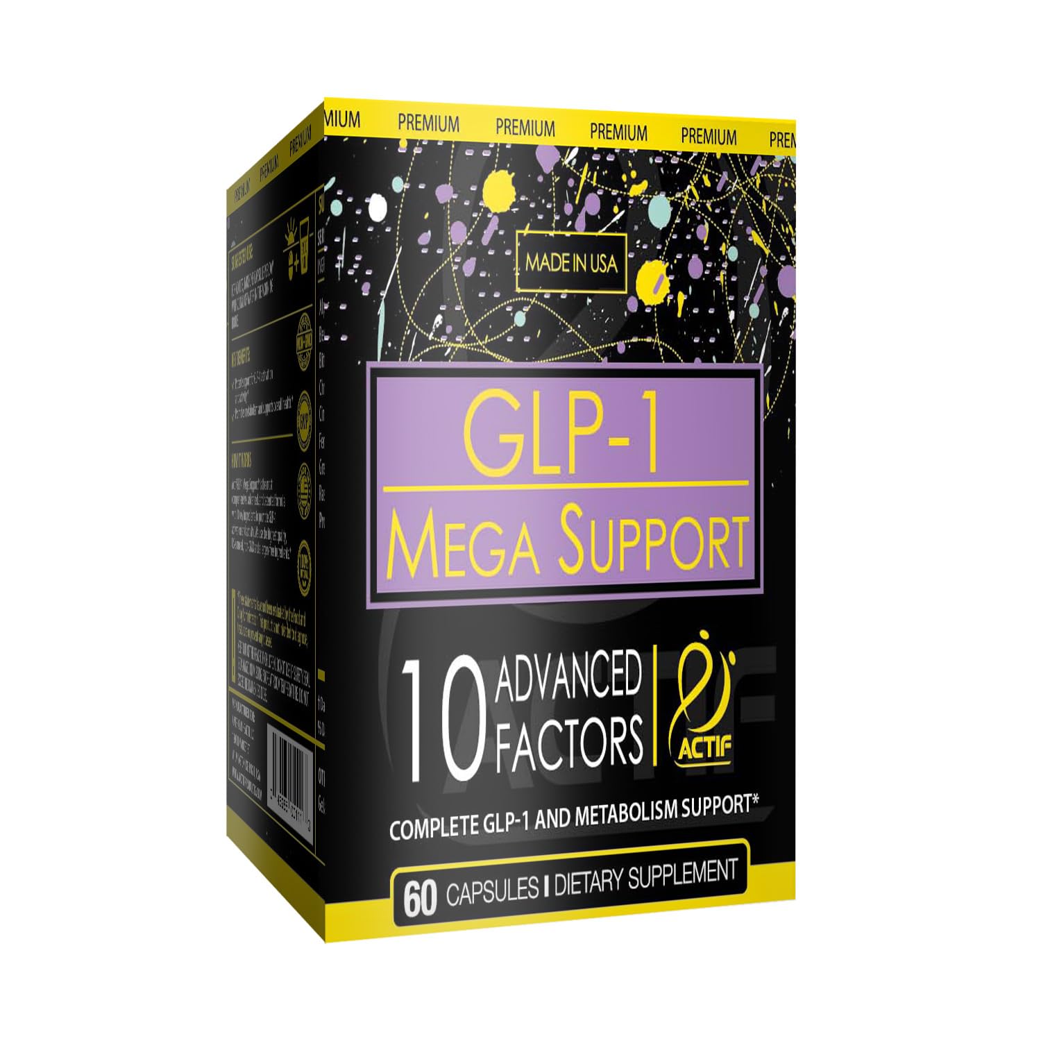 ACTIF GLP-1 Support Formula in lifestyle setting with a glass of water