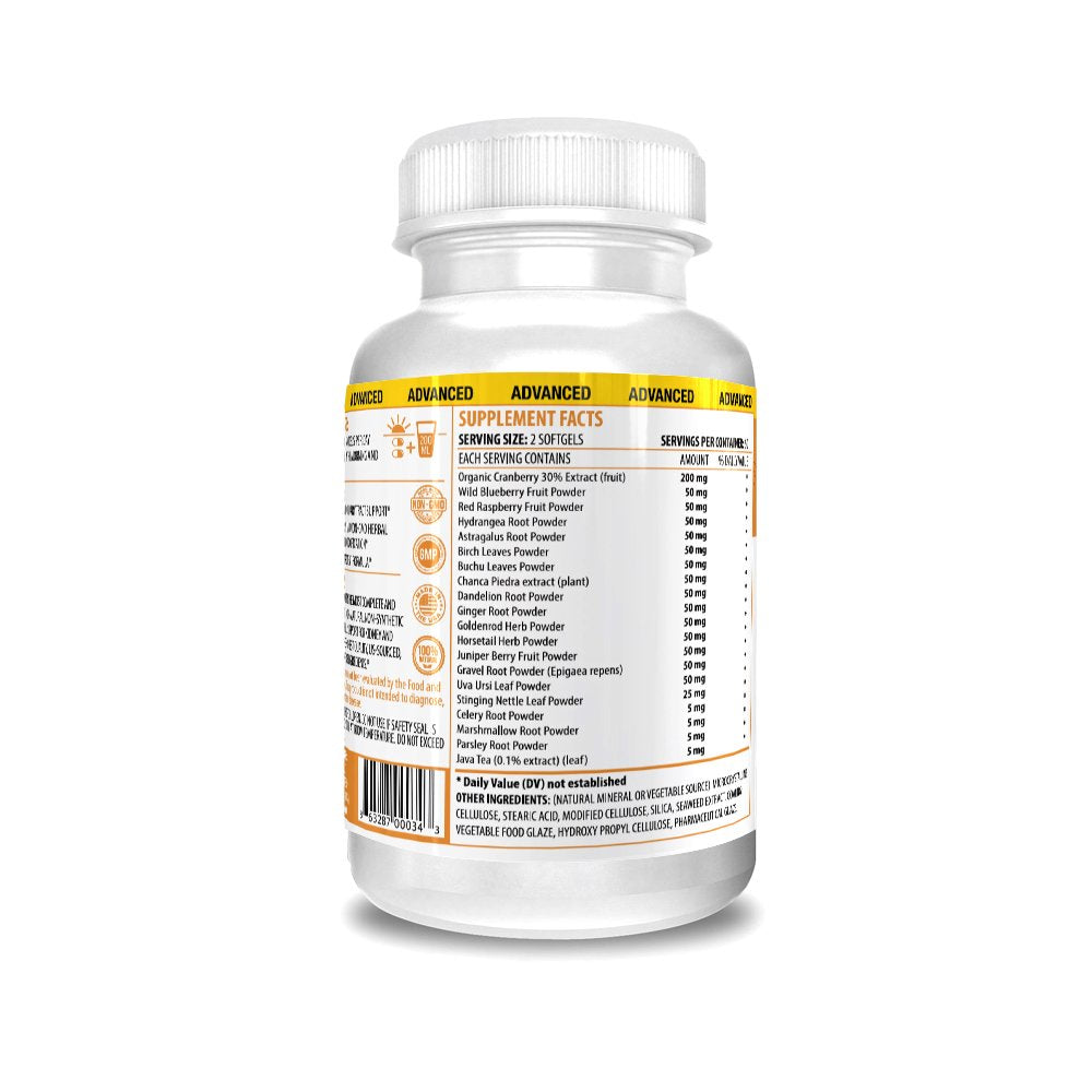ACTIF Kidney Support Supplement displayed with fresh cranberries