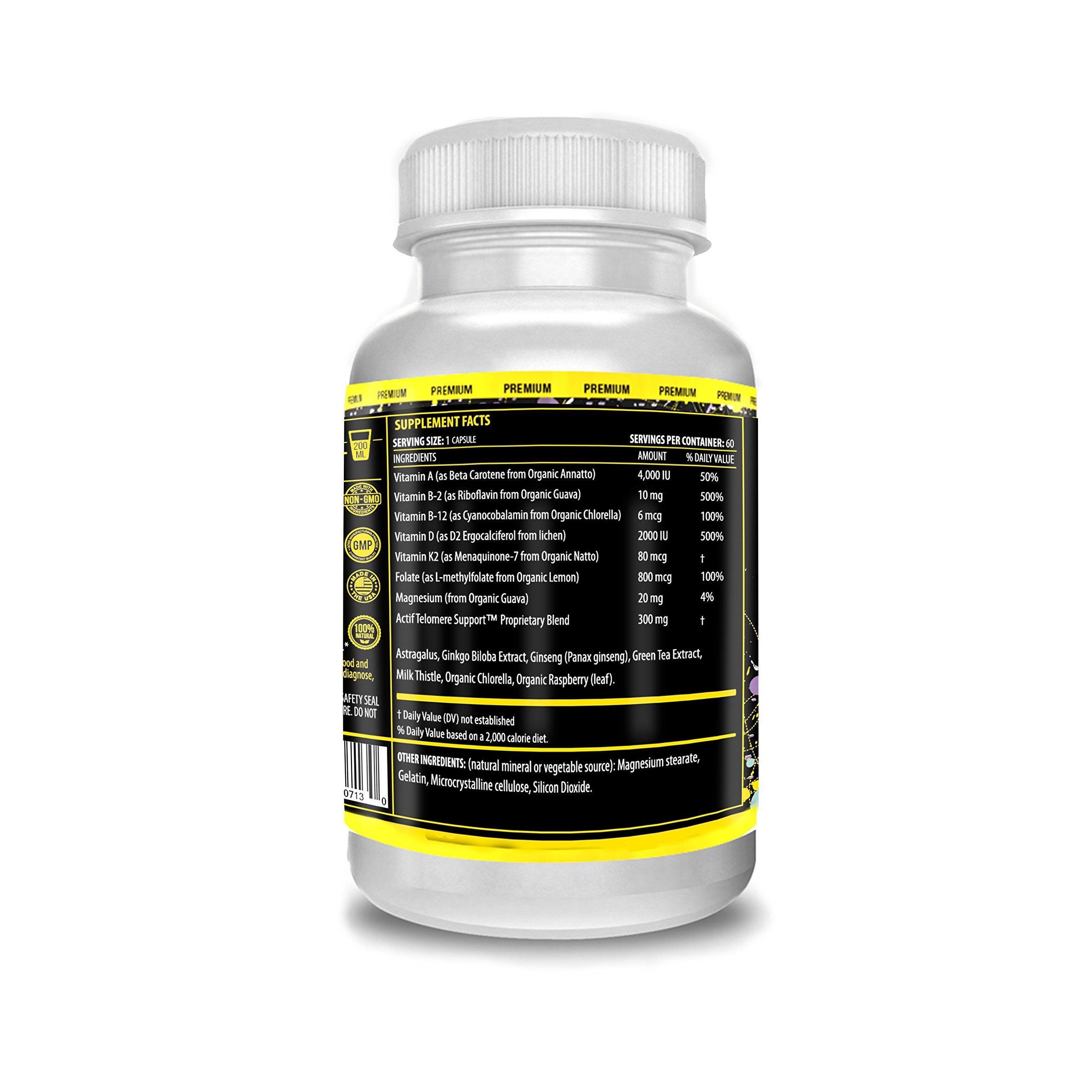 ACTIF Telomere Mega Support 10-in-1 Supplement packaging