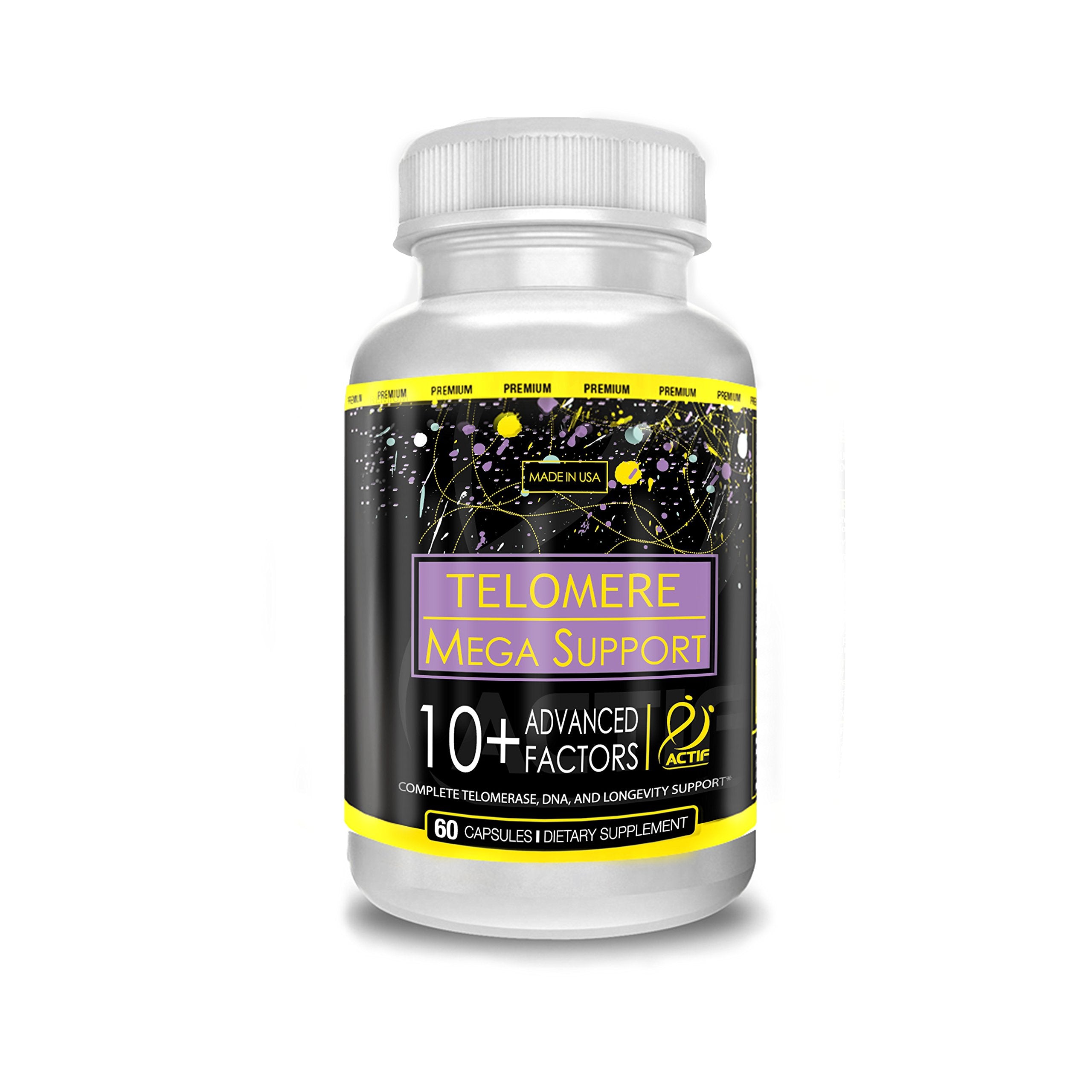 ACTIF Telomere Mega Support 10-in-1 Supplement side view