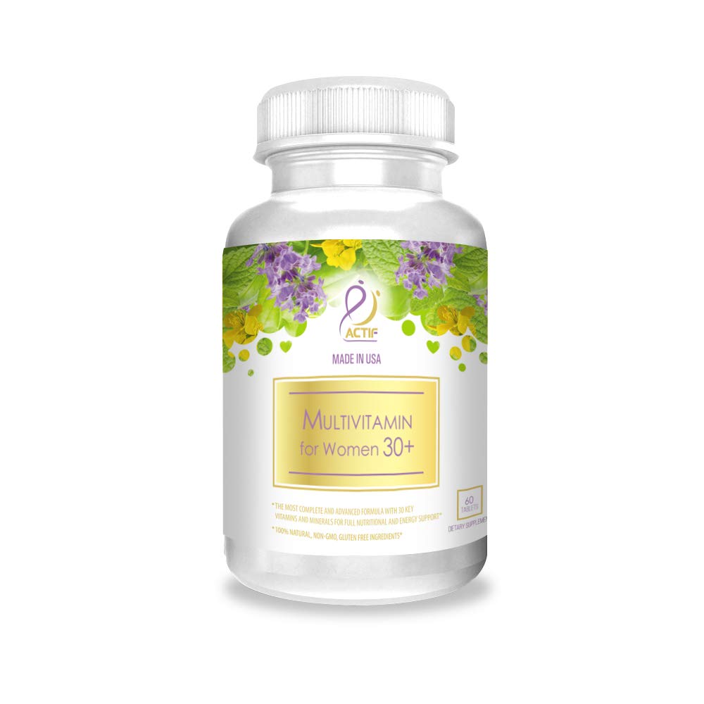 ACTIF Women's Multivitamin 30+ front view packaging