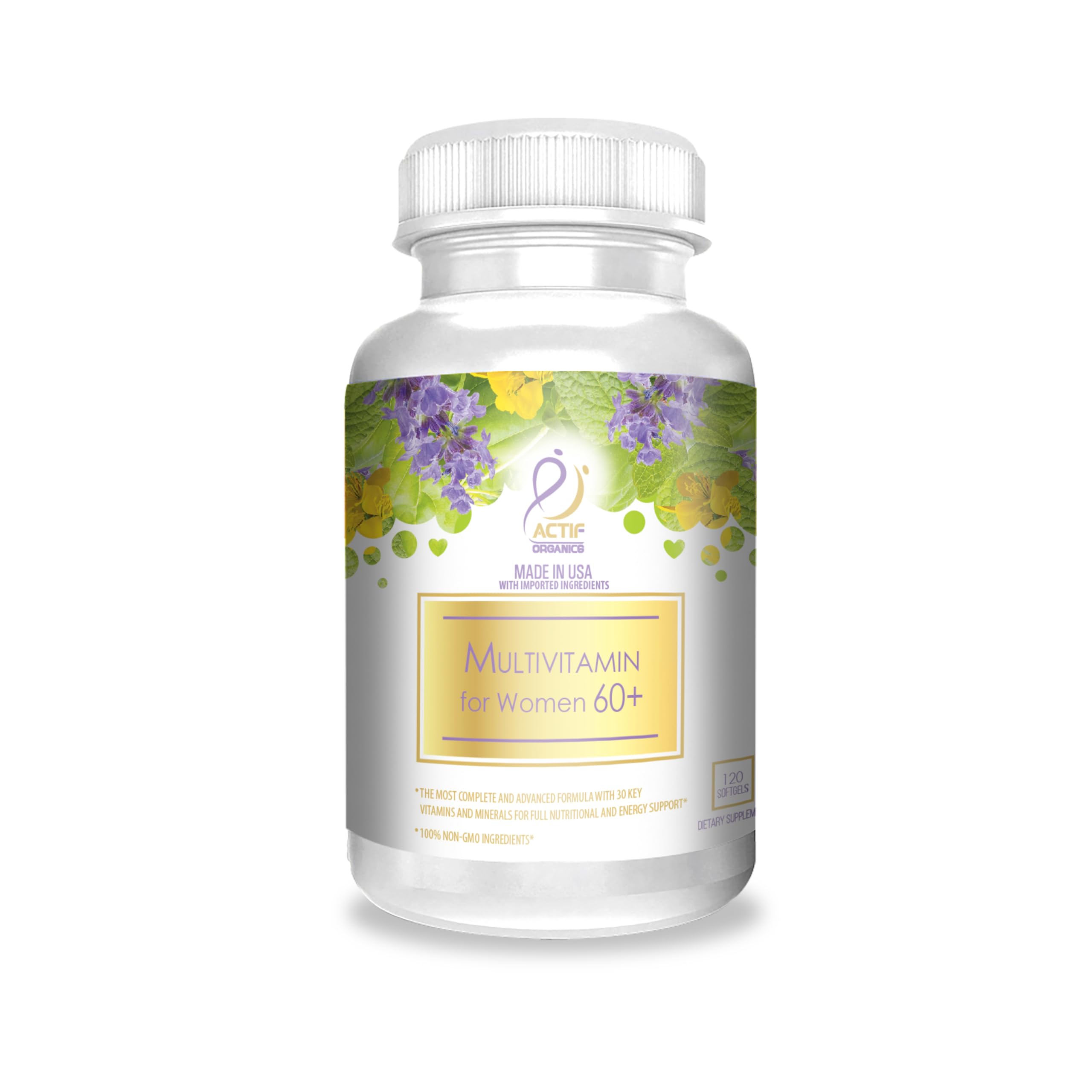 ACTIF Women's Multivitamin 60+ front view packaging